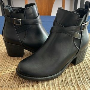 Shibever Leather Ankle Boots, women’s size 7